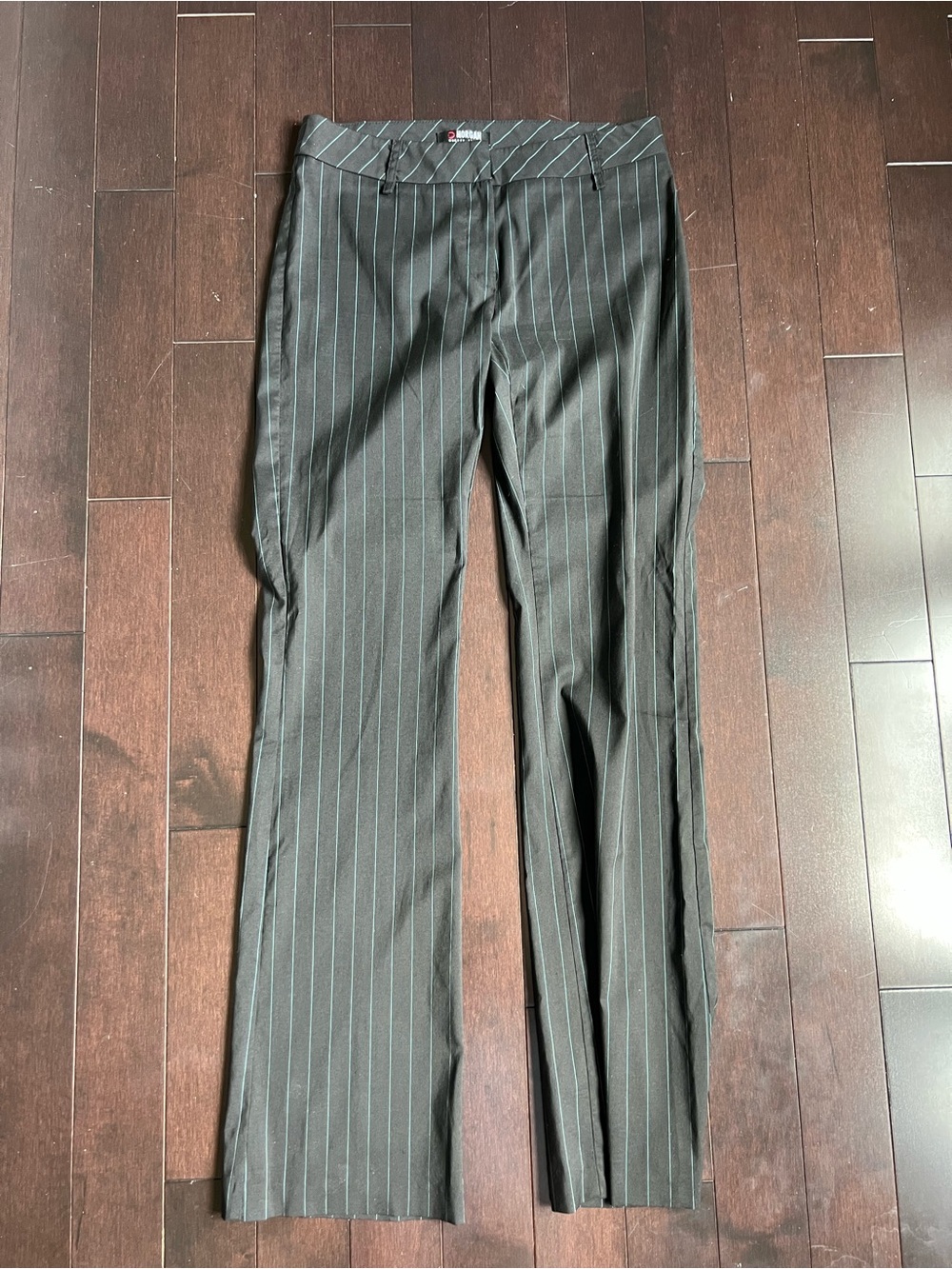 Vintage French Morgan de Toi Black Pinstripe Pants